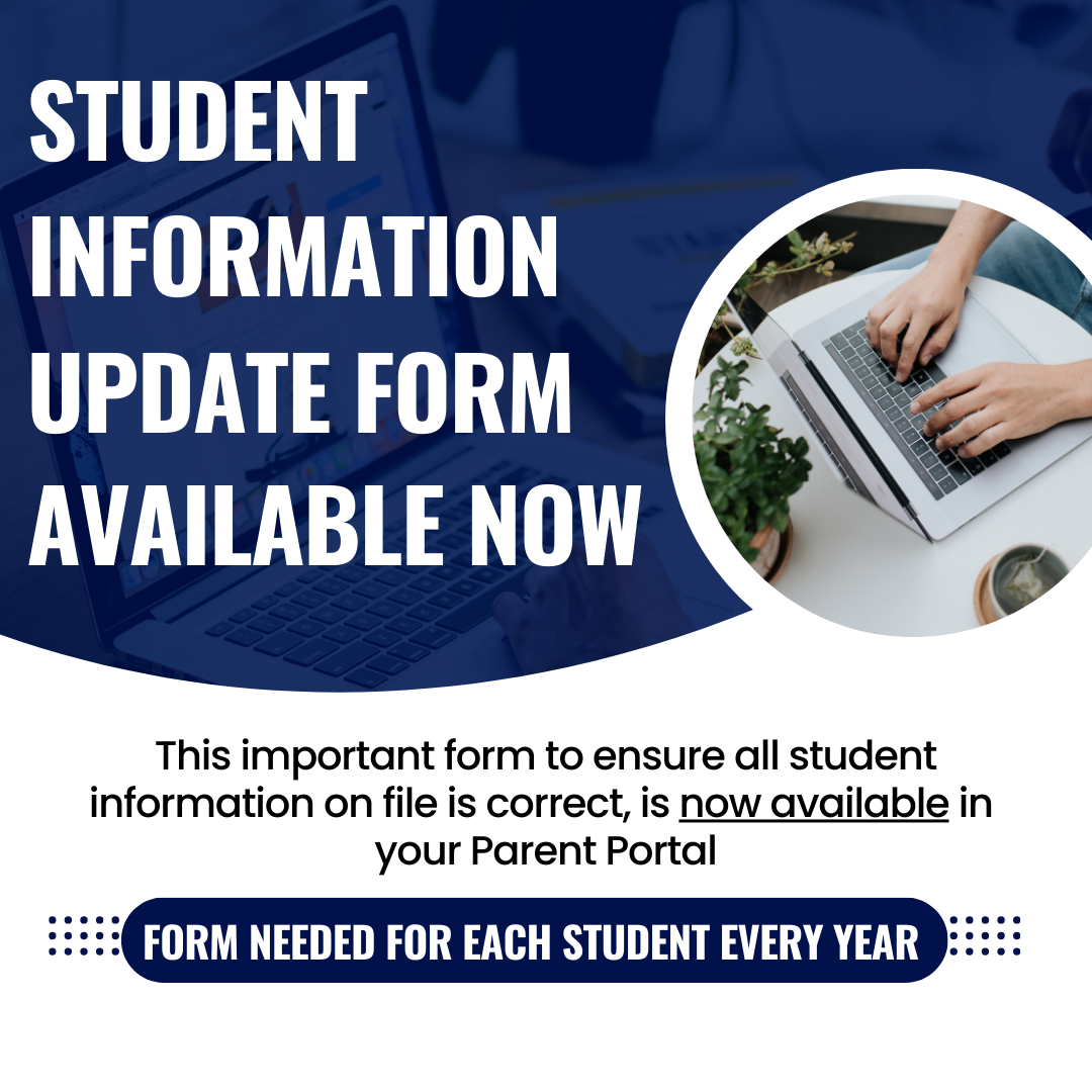 Student update forms 2025